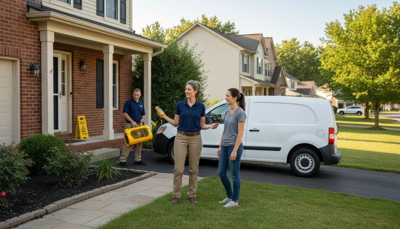 Residential water damage restoration in Banner Elk, NC